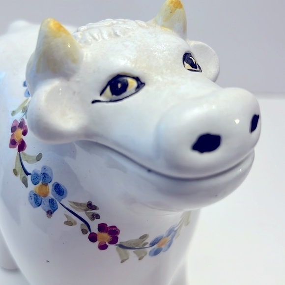 MARTAN Portugal Hand Painted Ceramic Cow Creamer - Picture 5 of 10